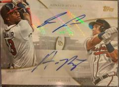 Austin Riley, Ronald Acuna Jr. [Autograph] Baseball Cards 2019 Topps on Demand Dynamic Duals Prices