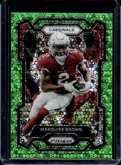 Marquise Brown [Neon Green] #4 Football Cards 2023 Panini Prizm No Huddle Prices