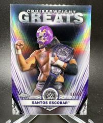 Santos Escobar [Red Refractor] Wrestling Cards 2021 Topps Chrome WWE Cruiserweight Greats Prices