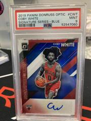 Coby White [Blue] #CWT Basketball Cards 2019 Panini Donruss Optic Signature Series Prices