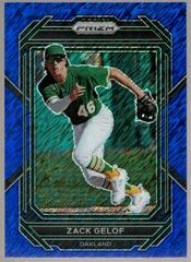 Zack Gelof [Blue Shimmer] #36 Baseball Cards 2023 Panini Prizm Prices