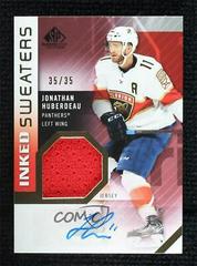 Jonathan Huberdeau [Patch] #IS-HU Hockey Cards 2021 SP Game Used Inked Sweaters Autograph Prices