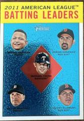 AL Batting Leaders #HP92 Baseball Cards 2012 Topps Heritage Chrome Prices