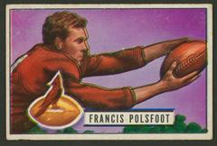 Francis Polsfoot Football Cards 1951 Bowman Prices