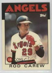 Rod Carew #400 Baseball Cards 1986 Topps Tiffany Prices