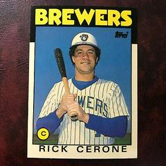 Rick Cerone #22T Baseball Cards 1986 Topps Traded Tiffany Prices