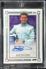 David Coulthard [Purple] Racing Cards 2023 Topps Eccellenza Formula 1 Veterano Autographs Prices