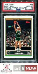 Larry Bird [Sideline Jumper Green Jersey] Basketball Cards 2006 Topps Prices