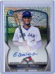 Enmanuel Bonilla Baseball Cards 2023 Bowman Chrome Prospect Mega Box Autographs Prices