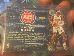 Jalen Duren [Violet] #10 Basketball Cards 2022 Panini Court Kings First Steps Prices
