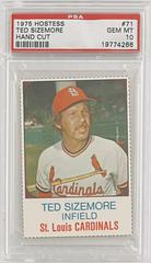 Ted Sizemore [Hand Cut] #71 Baseball Cards 1975 Hostess Prices