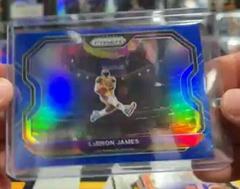 LeBron James [Blue Prizm] Basketball Cards 2020 Panini Prizm Prices