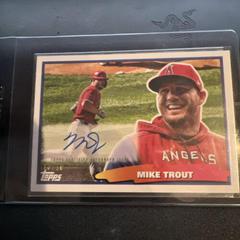 Mike Trout #BIG-MT Baseball Cards 2023 Topps Update Oversized Big Box Topper Autographs Prices