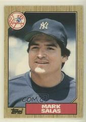 Mark Salas Baseball Cards 1987 Topps Traded Tiffany Prices