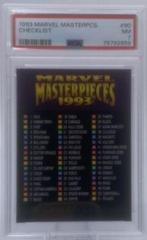 Checklist #90 Marvel 1993 Masterpieces Prices