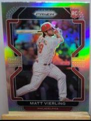 Matt Vierling [Silver Prizm] #1 Baseball Cards 2022 Panini Prizm Prices