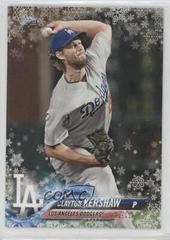 Clayton Kershaw [Metallic Snowflake] #31 Baseball Cards 2018 Topps Holiday Mega Box Prices