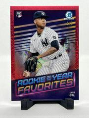 Luis Gil [Red Refractor Mega Box Mojo] #ROYF-15 Baseball Cards 2022 Bowman Rookie of the Year Favorites Prices