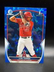 Luis Torres #BCP-155 Baseball Cards 2023 Bowman Chrome Prospects Sapphire Prices