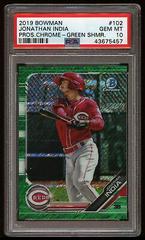 Jonathan India [Green Shimmer] Baseball Cards 2019 Bowman Chrome Prospects Prices