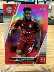 Alphonso Davies [Pink Refractor] Soccer Cards 2021 Topps Chrome Bundesliga Prices