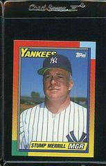 Stump Merrill Baseball Cards 1990 Topps Traded Tiffany Prices