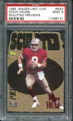 Steve Young Football Cards 1995 Classic Images Limited Sculpted Previews Prices