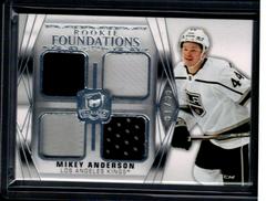 Mikey Anderson Hockey Cards 2020 Upper Deck The Cup Foundations Quad Jersey Prices
