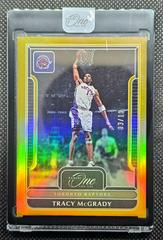 Tracy McGrady [Gold] #158 Basketball Cards 2022 Panini One and One Prices