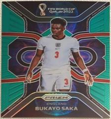 Bukayo Saka [Green] Soccer Cards 2022 Panini Prizm World Cup Phenomenon Prices