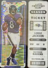 Lamar Jackson [Black Pulsar] #2 Football Cards 2022 Panini Contenders Optic Prices