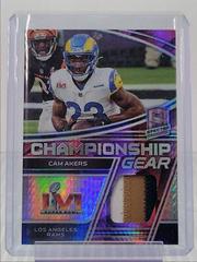 Cam Akers [Pink] #CG-CAK Football Cards 2022 Panini Spectra Championship Gear Prices