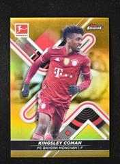 Kingsley Coman [Gold] Soccer Cards 2021 Topps Finest Bundesliga Prices
