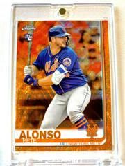 Pete Alonso [Orange Refractor] #204 Baseball Cards 2019 Topps Chrome Prices