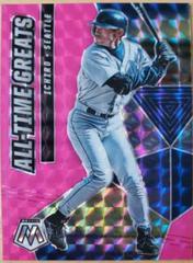 Ichiro [Pink Fluorescent] #ATG3 Baseball Cards 2021 Panini Mosaic All Time Greats Prices