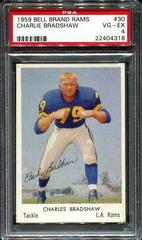 Charlie Bradshaw #30 Football Cards 1959 Bell Brand Rams Prices