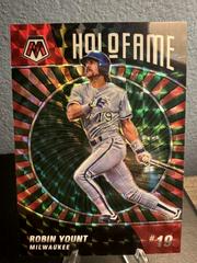 Robin Yount [Reactive Yellow] #HF-9 Baseball Cards 2022 Panini Mosaic Holofame Prices