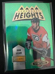John LeClair [Green] #LH-13 Hockey Cards 2021 Upper Deck Stature Legendary Heights Prices