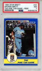 George Brett [The Pine Tar Game Perf.] Baseball Cards 1984 Star Brett Prices
