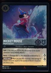 Mickey Mouse - Playful Sorcerer [Foil] #187 Lorcana Ursula's Return Prices