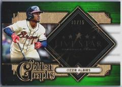 Ozzie Albies [Green] #GG-OA Baseball Cards 2022 Topps Five Star Golden Graphs Autographs Prices