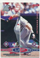 Ivan Rodriguez, Juan Gonzalez Baseball Cards 1998 Pinnacle Inside Stand Up Guys Prices