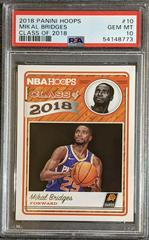 Mikal Bridges #10 Basketball Cards 2018 Panini Hoops Class of 2018 Prices