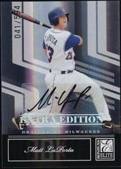 Matt LaPorta [Autograph] #119 Baseball Cards 2007 Donruss Elite Extra Edition Prices