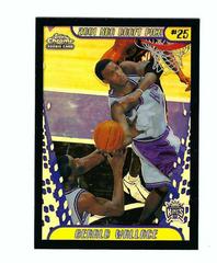 Gerald Wallace [Black Refractor] #152 Basketball Cards 2001 Topps Chrome Prices