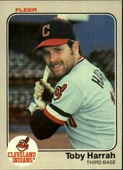Toby Harrah #410 Baseball Cards 1983 Fleer Prices