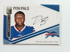 Devin Singletary Football Cards 2019 Donruss Elite Pen Pals Autographs Prices