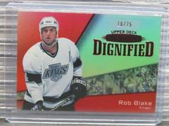 Rob Blake [Red] #D-14 Hockey Cards 2022 Upper Deck Stature Dignified Prices