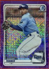 Wander Franco [Purple Refractor] #BCP-163 Baseball Cards 2020 Bowman Chrome Prospects Prices