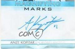 Anze Kopitar Hockey Cards 2021 Upper Deck Ovation UD Glass Magnifying Marks Autographs Prices
